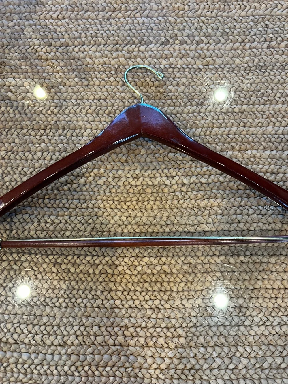 5 Saks Fifth Avenue+ Logo Wooden Pant/Suit Hangers